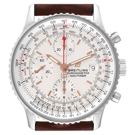 breitling navitimer heritage silver panda dial steel mens watch a13324|Breitling Navitimer Heritage .